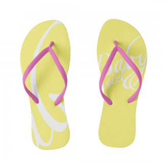 Babygirl-Purkka-Flip-Flops designed by Blondina Elms Pastel, elms The Boutique