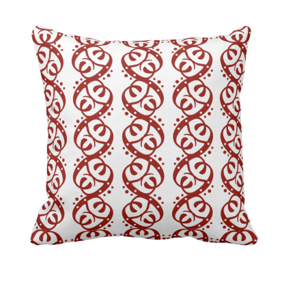 Poreilla-Throw-Pillow designed by Blondina Elms Pastel, elms The Boutique