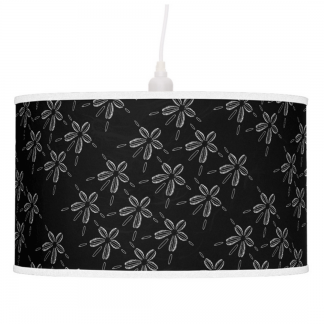 Hiekka-dollari-musta_pendant_lamp rice-paper designed by Blondina Elms Pastel, elms The Boutique