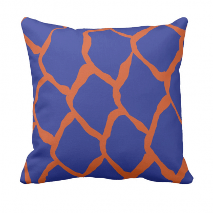 kalan-suomut-koralli syvanmeren throw_pillow designed by Blondina Elms Pastel, elms The Boutique