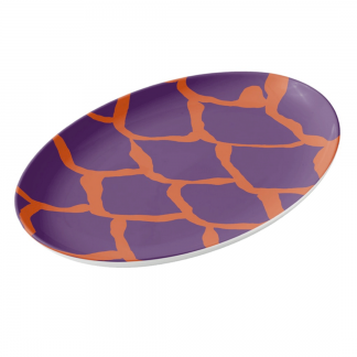 kalan-suomut-koralli-violetti-platter-porcelain tableware designed by Blondina Elms Pastel, elms The Boutique
