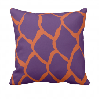 kalan-suomut--koralli-violetti- throw_pillow designed by Blondina Elms Pastel, elms The Boutique