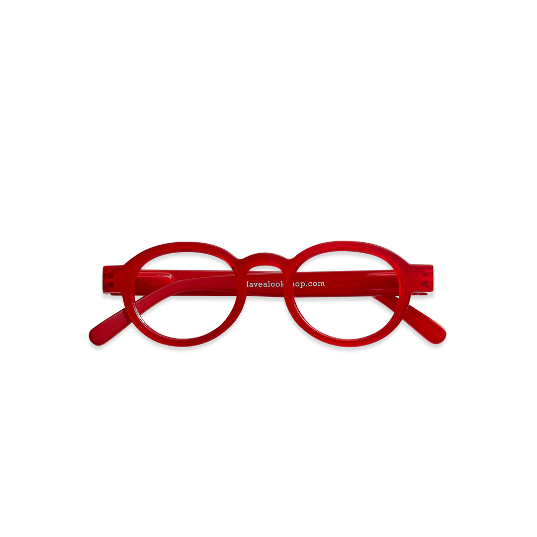 Have A Look Reading glasses | Circle Twist Red – elms* THE BOUTIQUE – Chic lifestyle brand by artist, and Blondina Elms Pastel